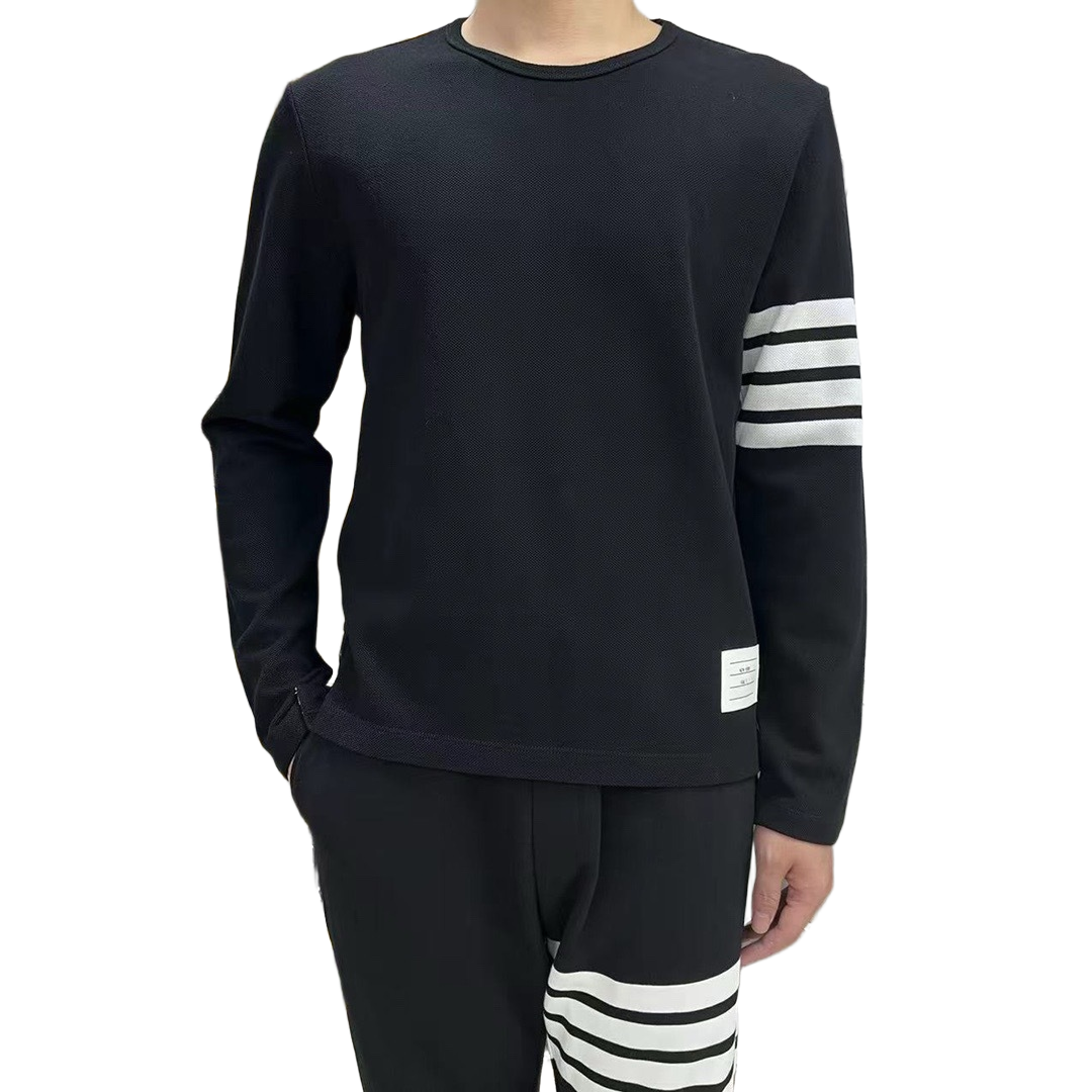 Classic Four-Bar Wool T-Shirt | Thom Browne