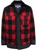 Junya Watanabe MAN checked press-stud shirt jacket