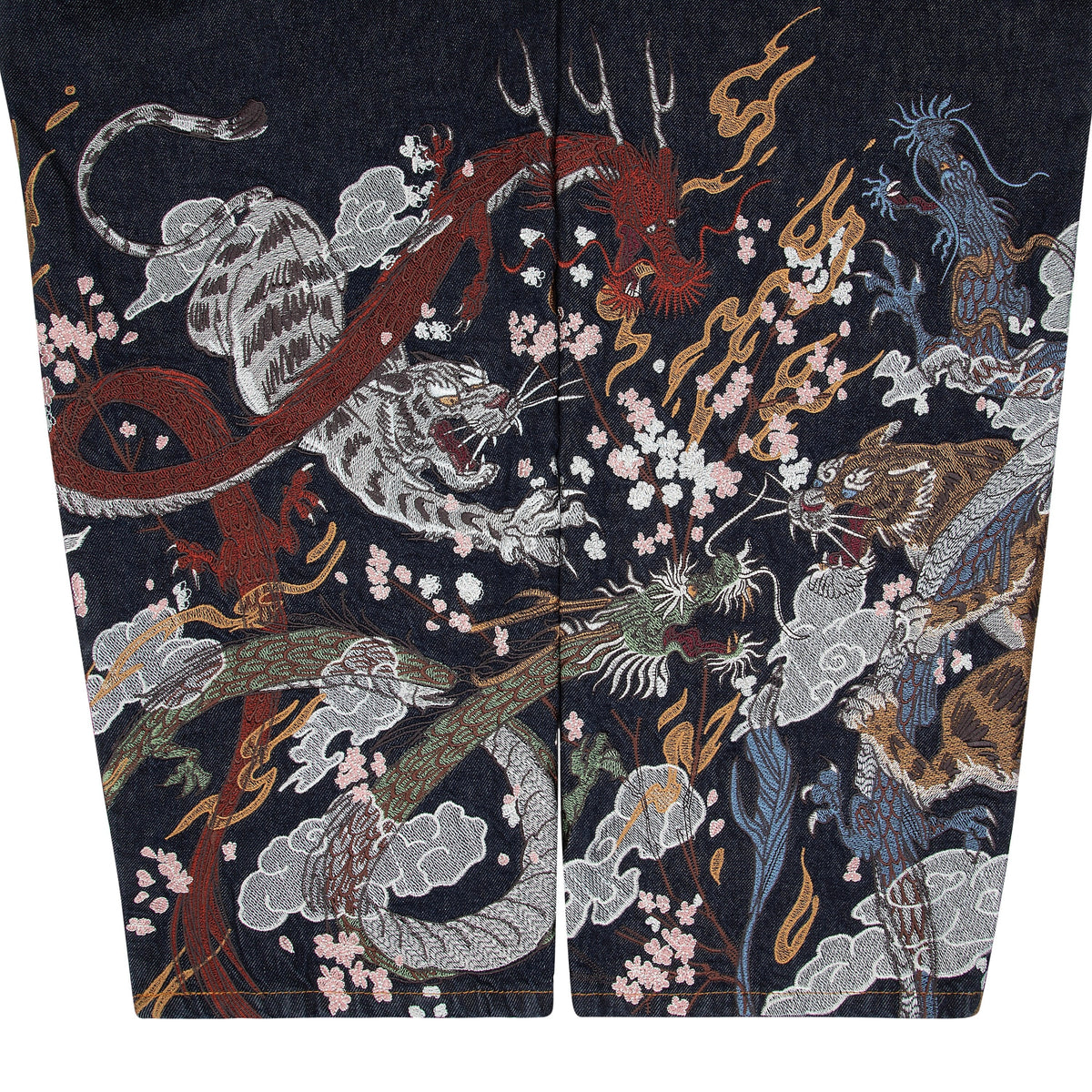 "yakuza" raw Denim blue