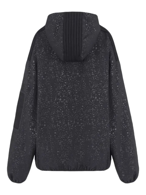 Ea7 Emporio Armani logo-rubberised hoodie