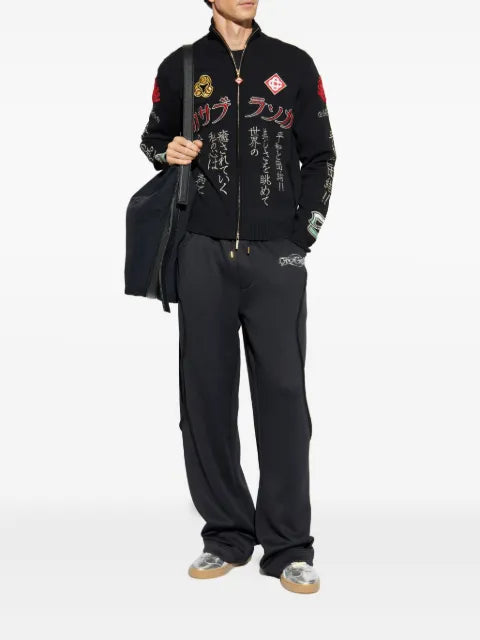 Casablanca zip-up cardigan