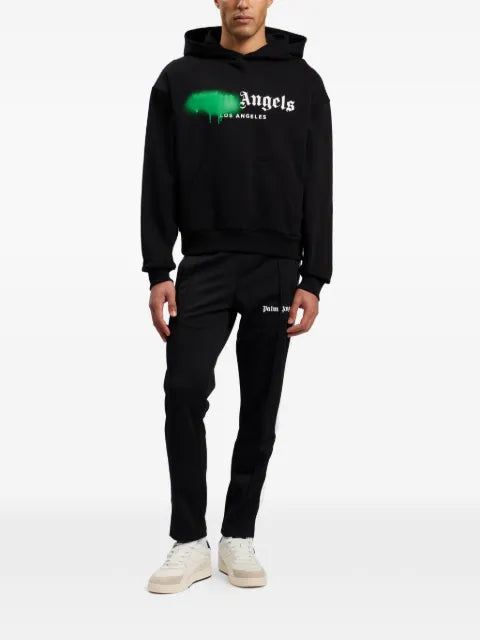 Palm Angels Spray City Los Angeles dripping logo hoodie