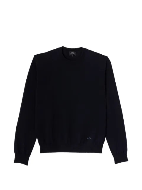 A.P.C. Mathieu logo-embroidered sweater