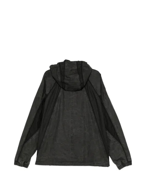Juun.J hooded panelled jacket