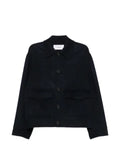 Lardini button-up pocket-detail shirt jacket