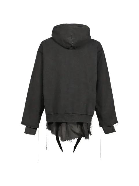 midorikawa layered zip-up hoodie