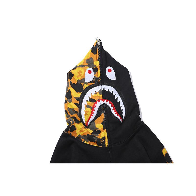 Bathing Ape Jacket Autumn and Winter Men's and Women's Casual XO Printed Thin Sweater Baggy Coat