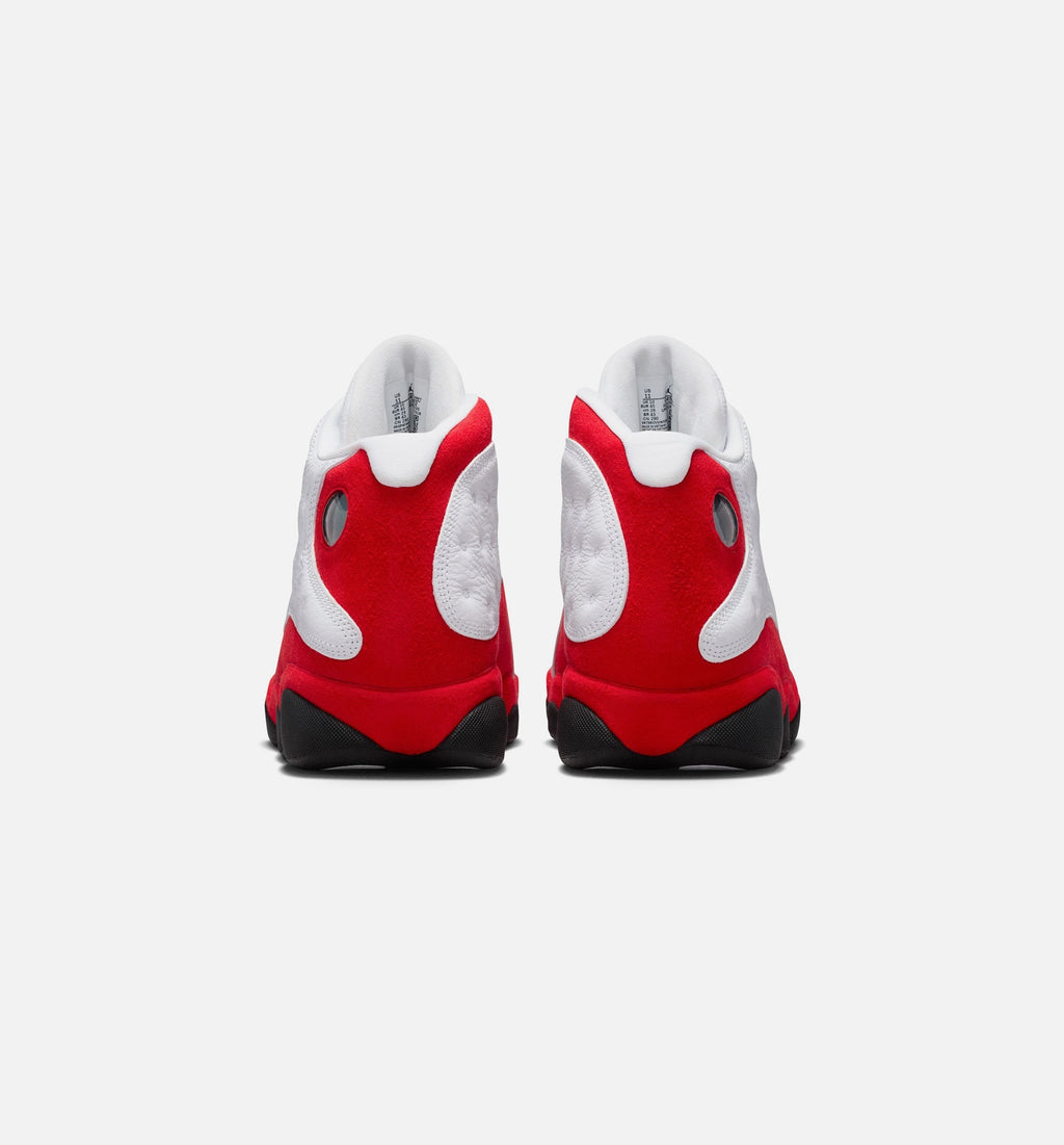 Air Jordan 13 Retro White & University Red Men's Lifestyle Shoes - White/Black/True Red