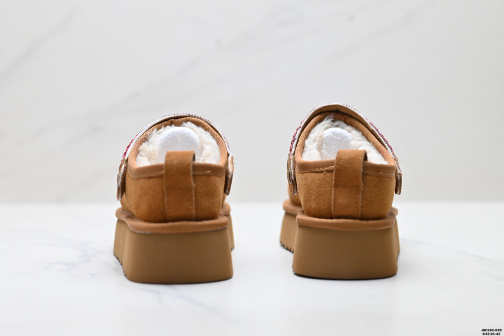 UGG Tazz Shearling Platform Slip-Ons