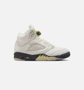 Air Jordan 5 Retro Luminous Green Women's Sneakers - Sail / Luminous Green / Anthracite