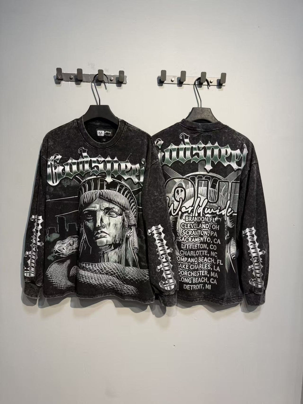 Godspeed Worldwide Tour Graphic Long-Sleeve T-Shirt