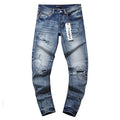 Purple Brand Distressed Blue Jeans