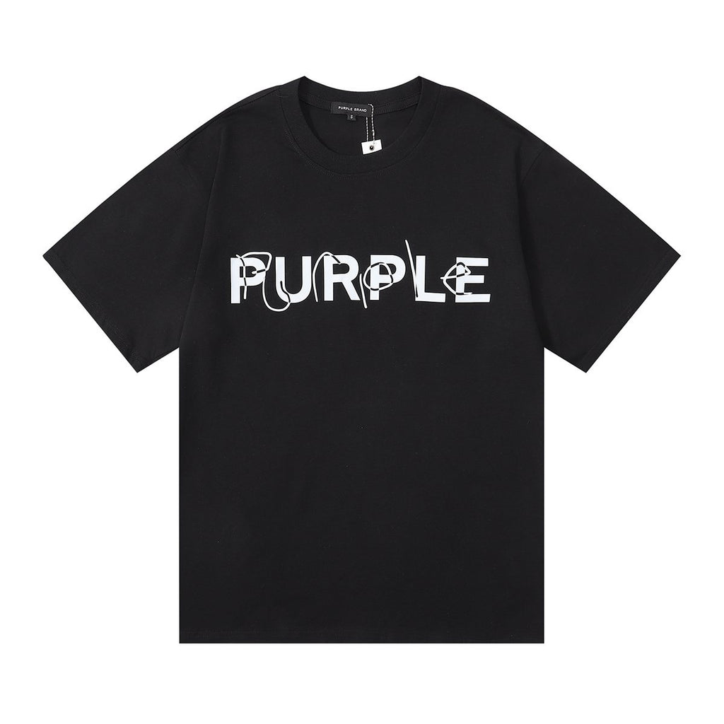 Purple Brand Wordmark Graphic Short-Sleeve T-Shirt