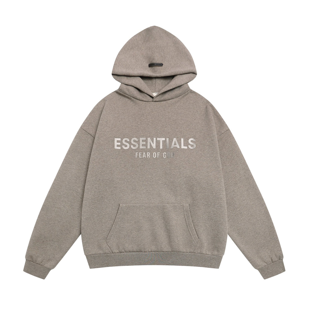 Essentials Fear of God Embossed Wordmark Pullover Hoodie