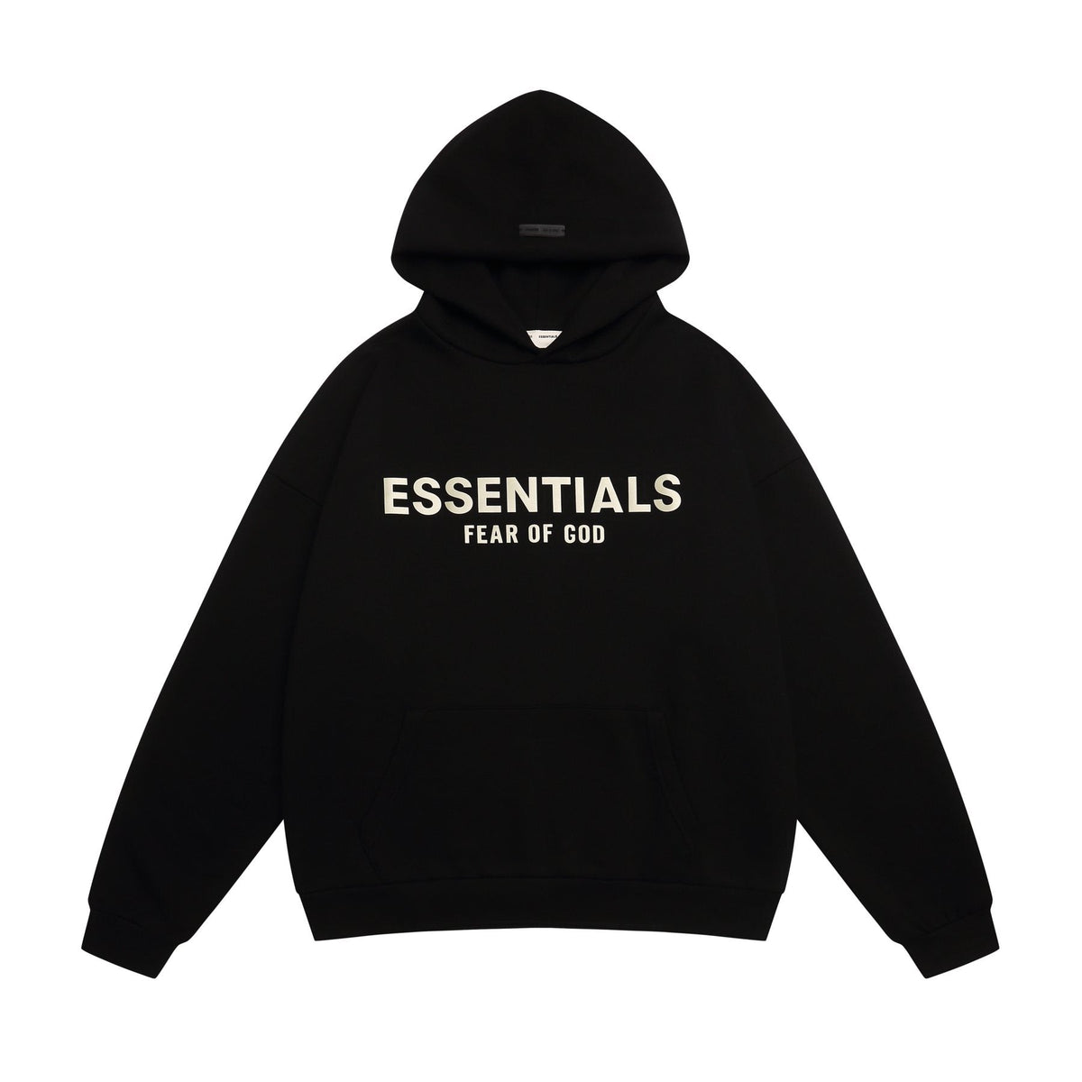Essentials Fear of God Embossed Wordmark Pullover Hoodie