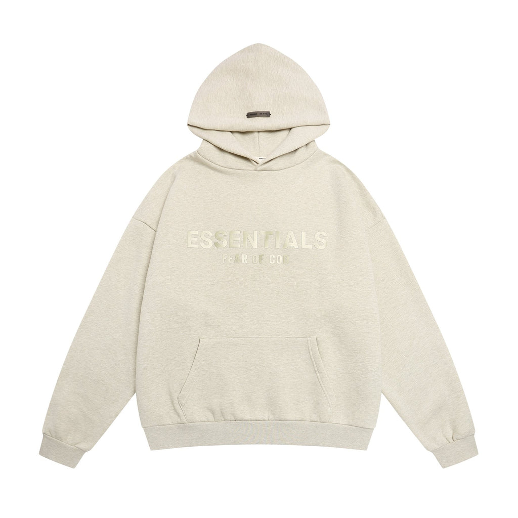 Essentials Fear of God Embossed Wordmark Pullover Hoodie