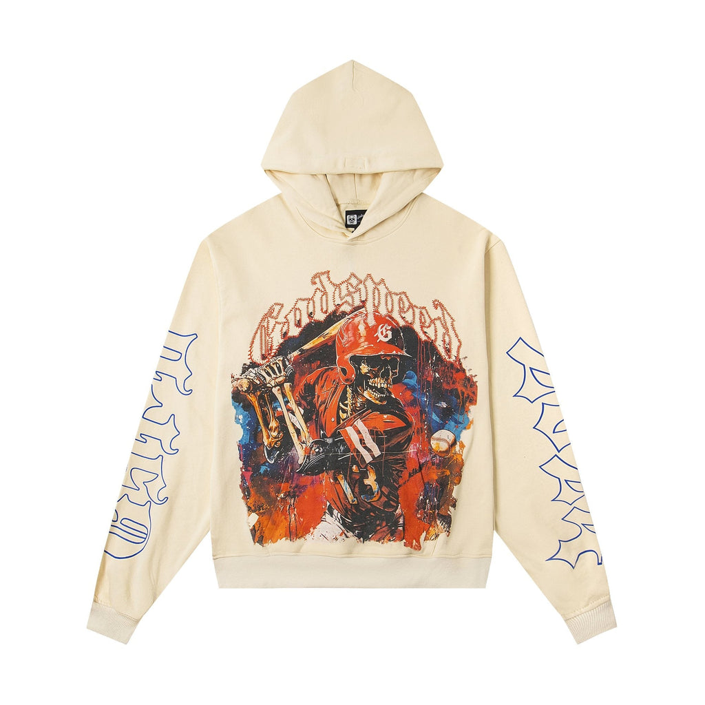 Godspeed E Pluribus Unum Graphic Hoodie - Cream