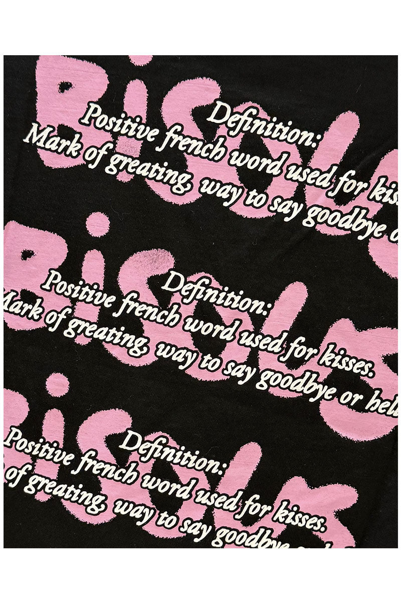 BISOUS SKATEBOARDS BODY LANGUAGE T-SHIRT Black