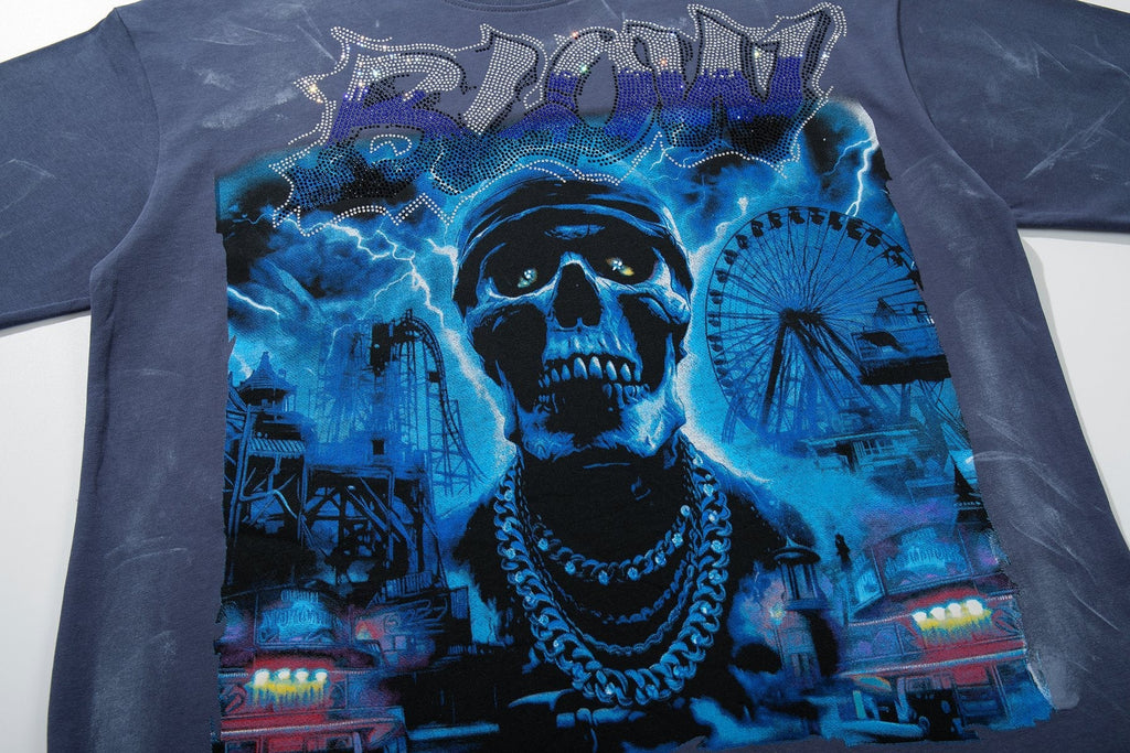 BKYS Revival Sins Away Skull Graphic T-Shirt