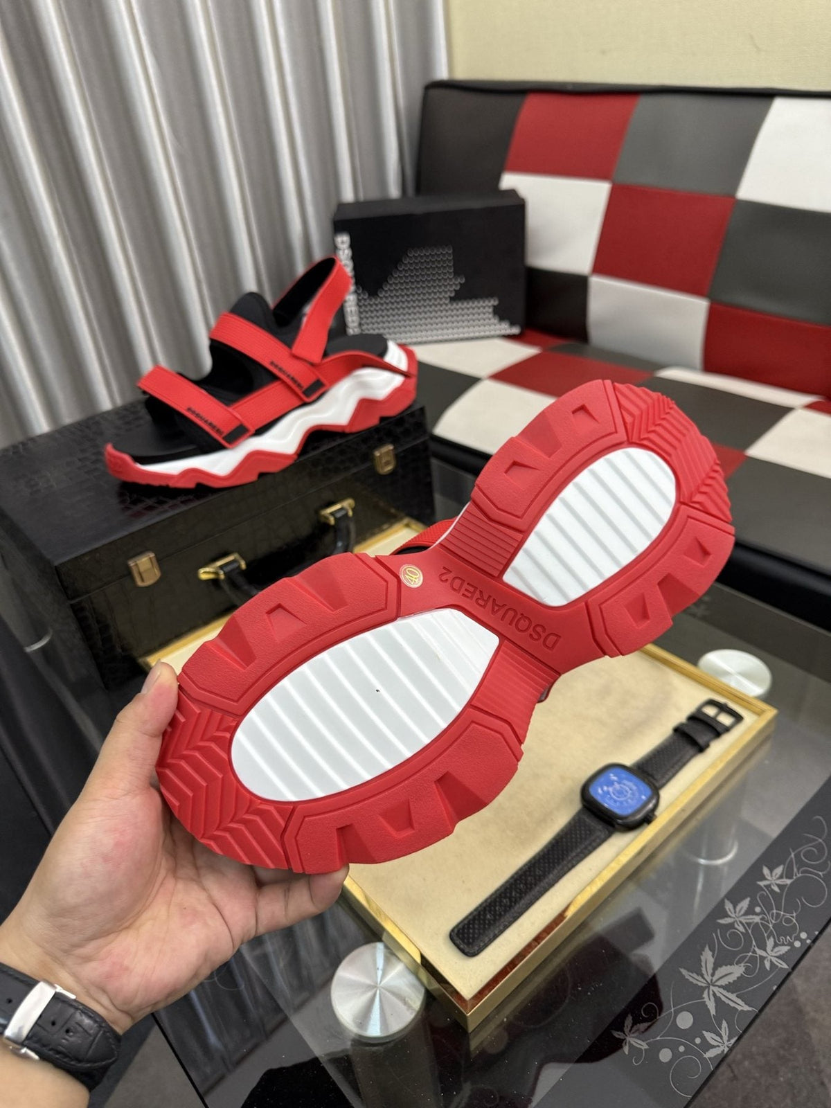 DSQUARED2 Men's Color-Block Sport Sandals