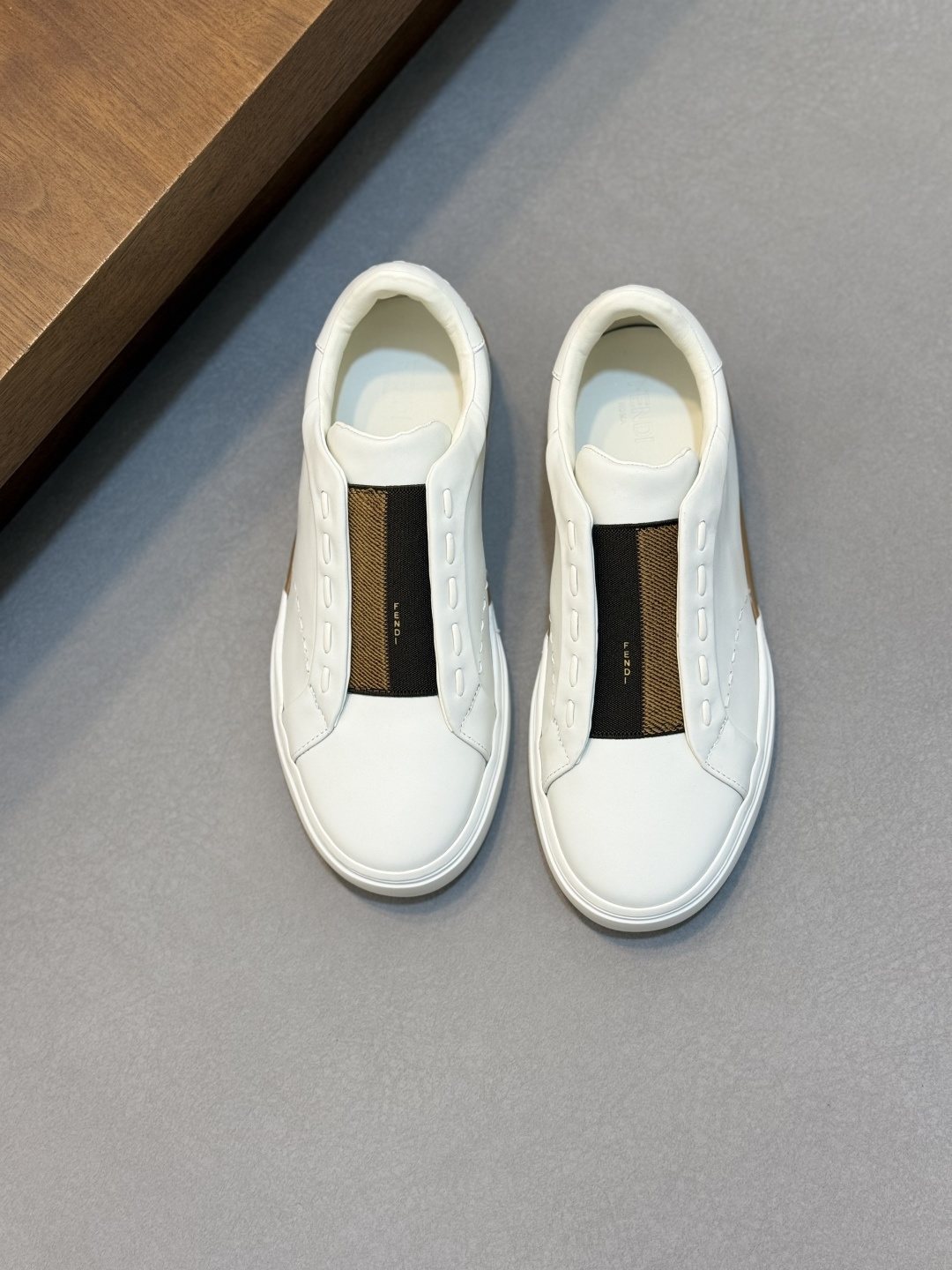 Fendi Men's City Slip-On Sneakers